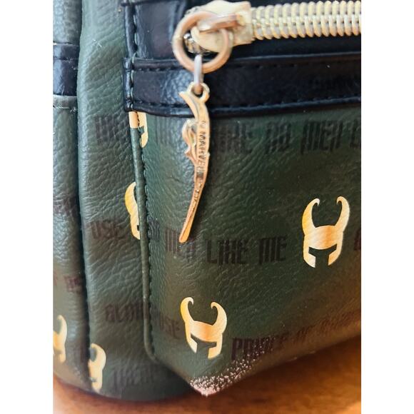 Loungefly Marvel Loki God of Mischief Mini Backpack FYE Exclusive READ main image 4